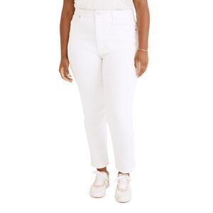 NEW Madewell Stovepipe White Jeans Women size 20W